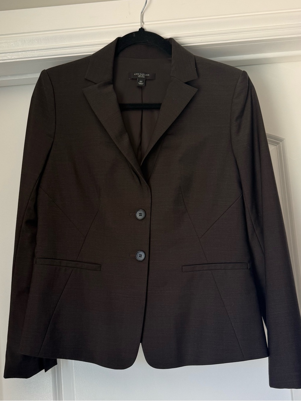 Ann Taylor Brown Tailored Women's Blazer